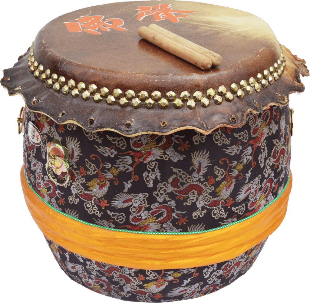 Drum - chinesische Trommel für den Löwentanz und kulturelle Anlässe